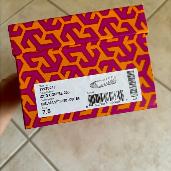 Tory burch chelsea leather ballet flats - Picture 3 of 5